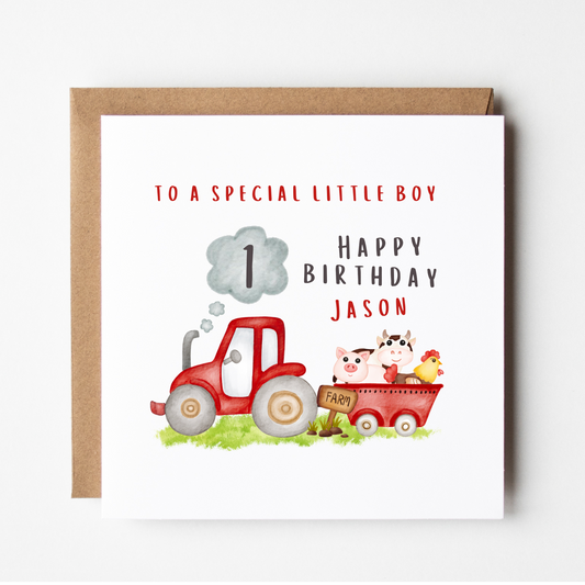 Birthday Card For Boy Age 1