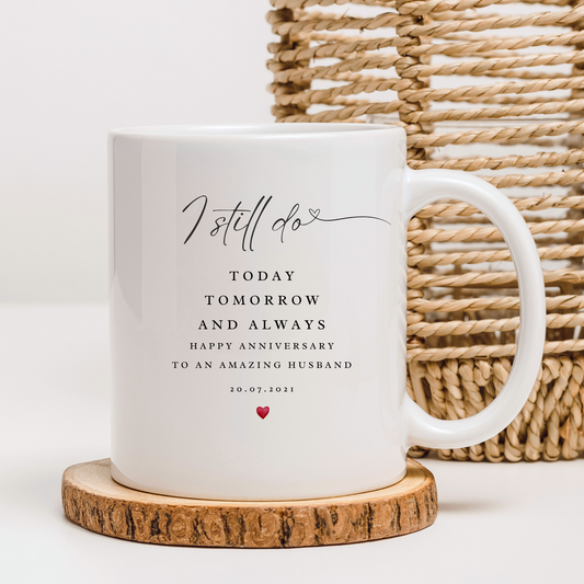 Husband Anniversary Mug