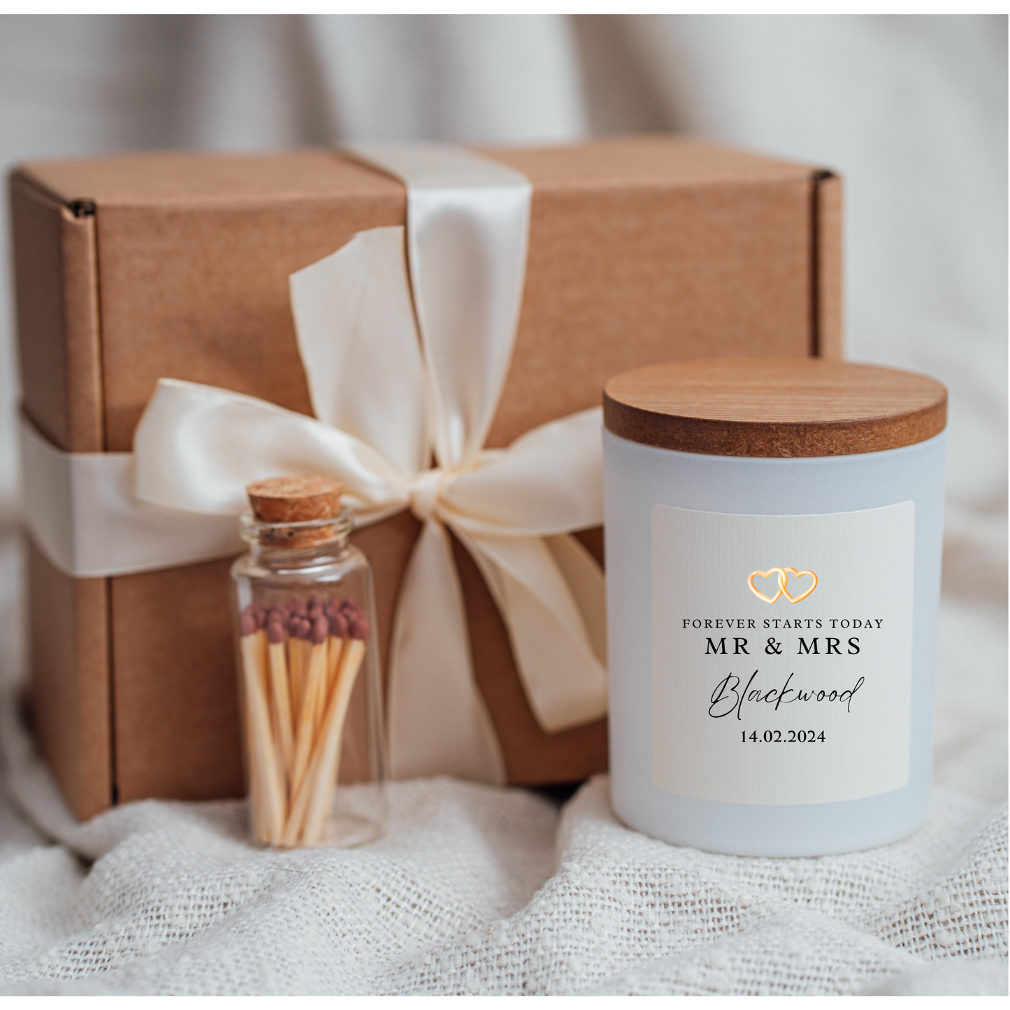 Couple Wedding Day Candle Gift