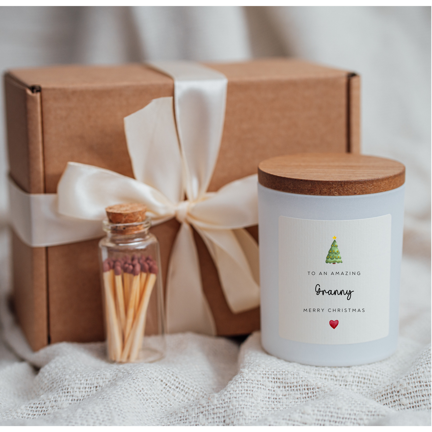 Granny Christmas Candle Gift