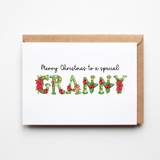 Granny Christmas Card