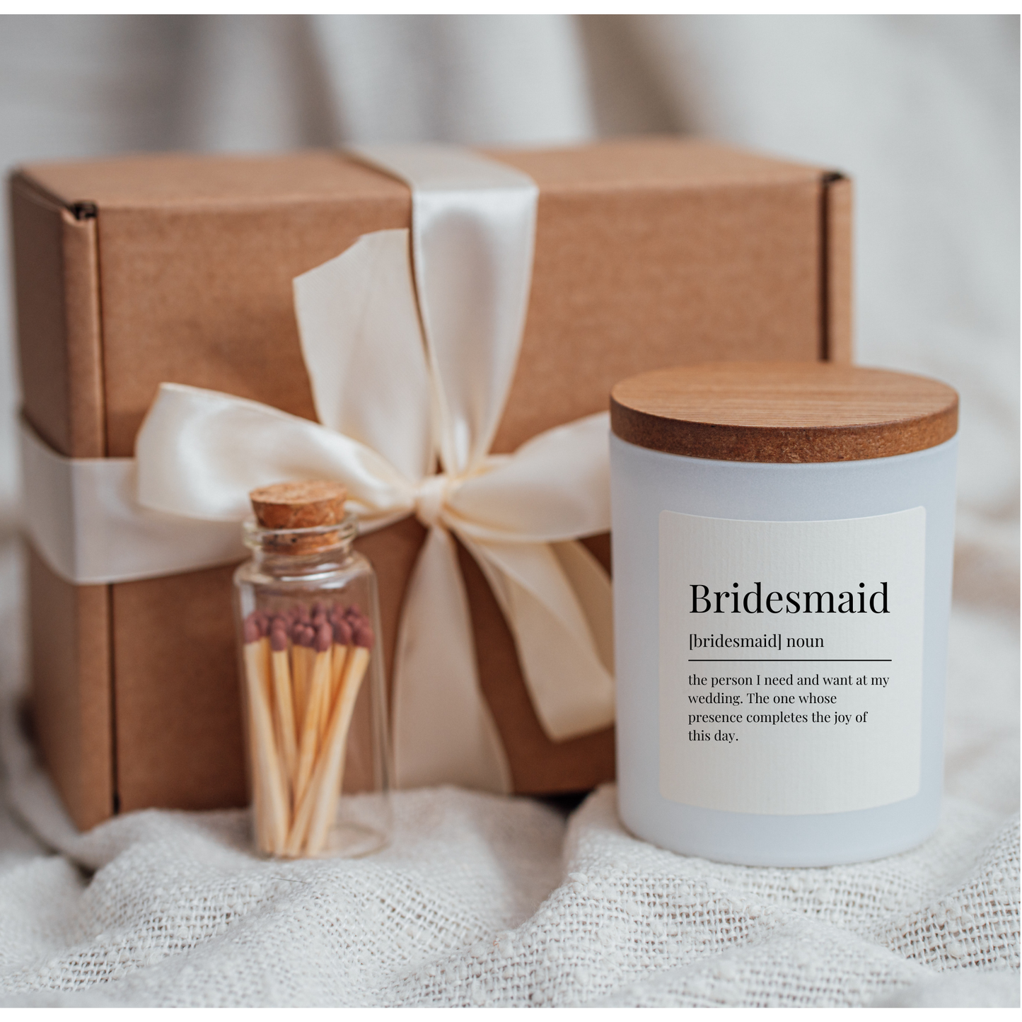 Bridesmaid Definition Candle Gift