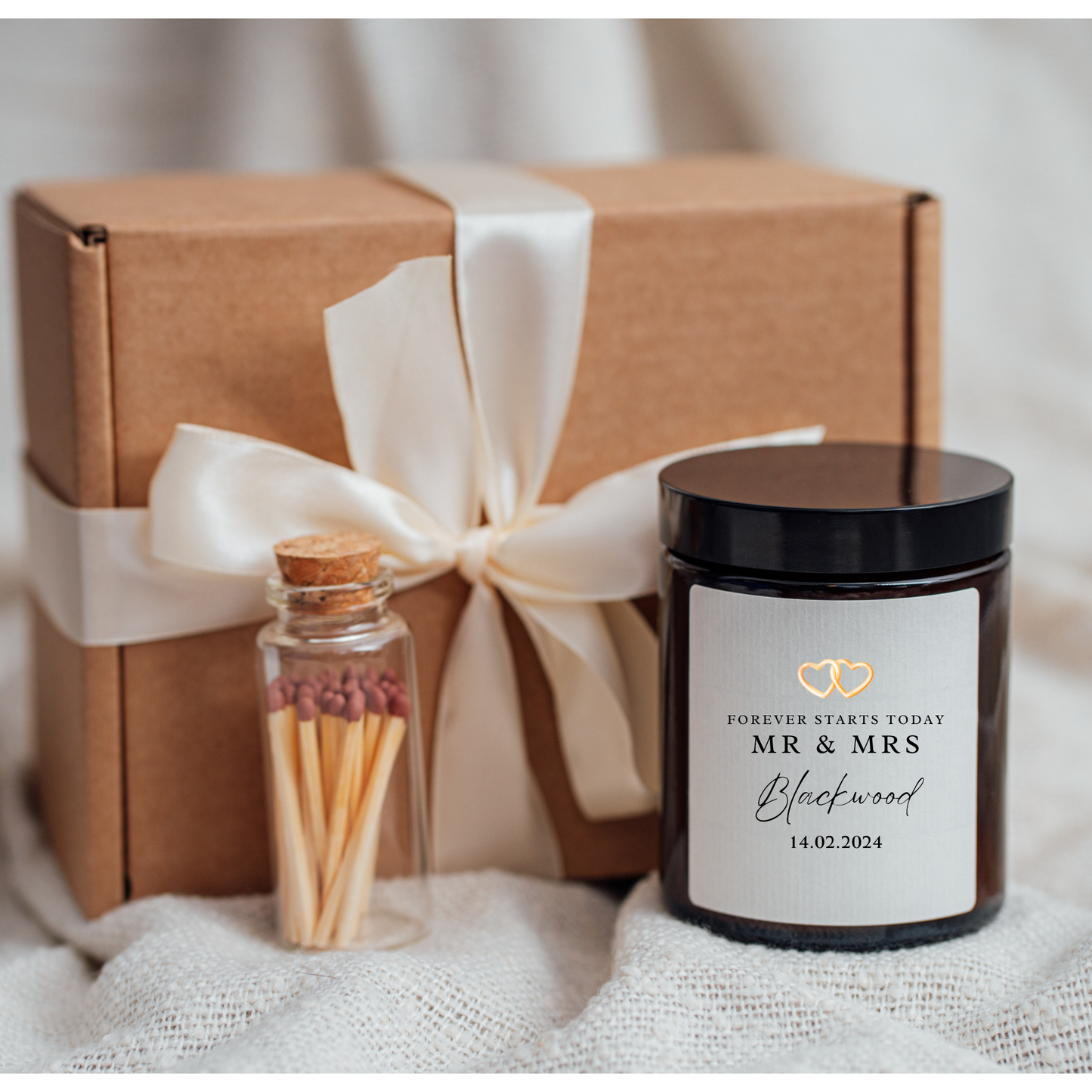 Couple Wedding Day Candle Gift