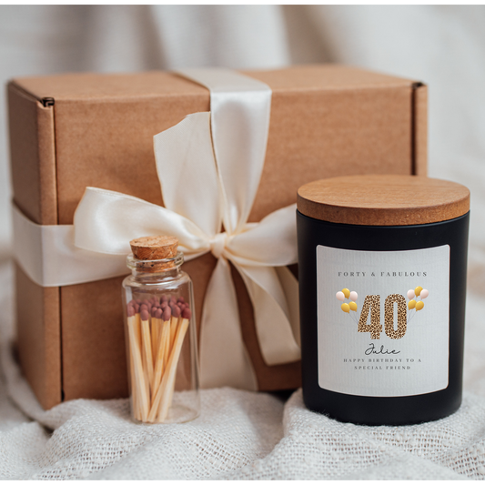 Friend 40th Birthday Candle Gift