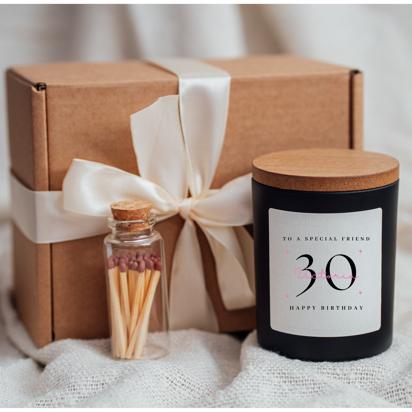 Friend 30th Birthday Candle Gift