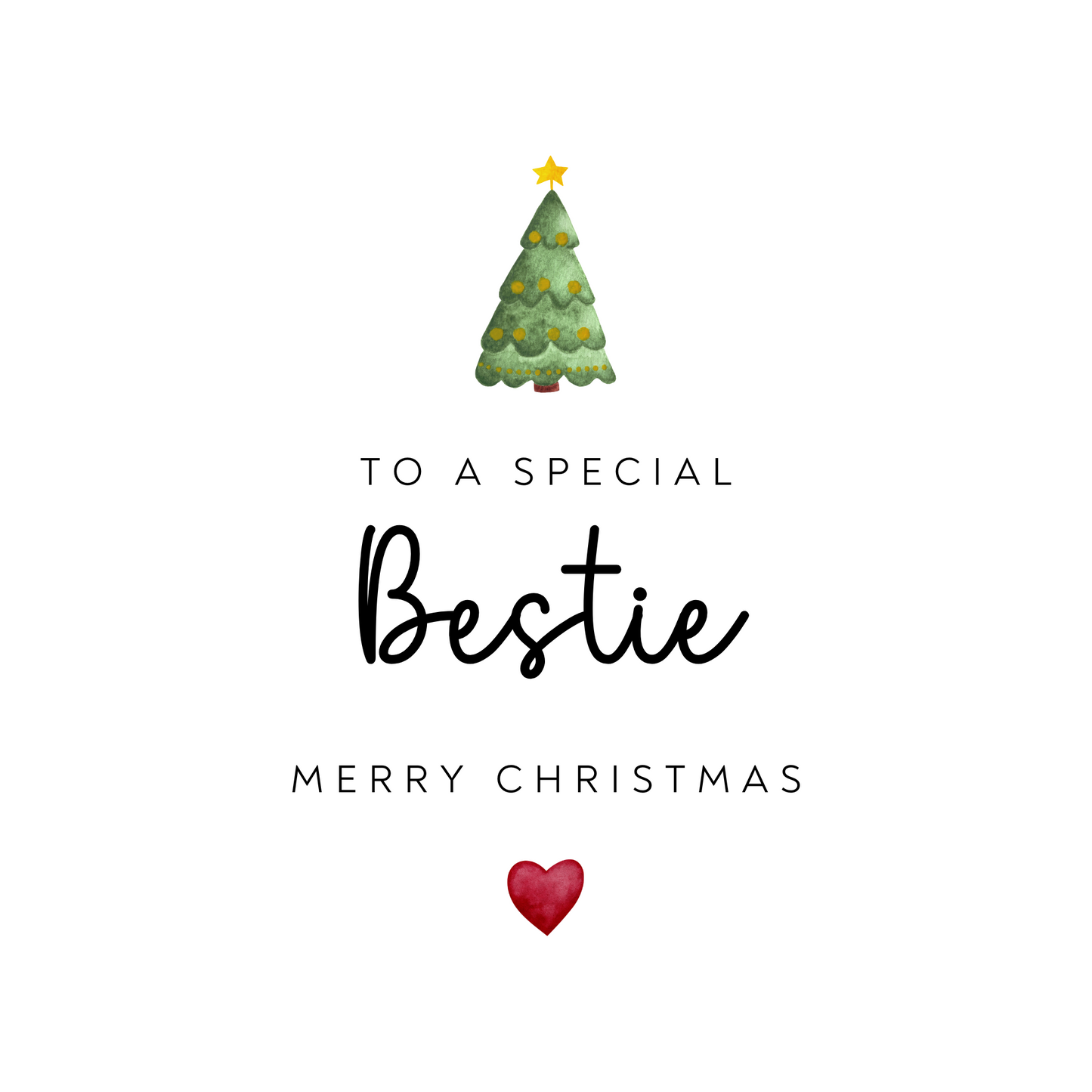 Bestie Christmas Candle Gift