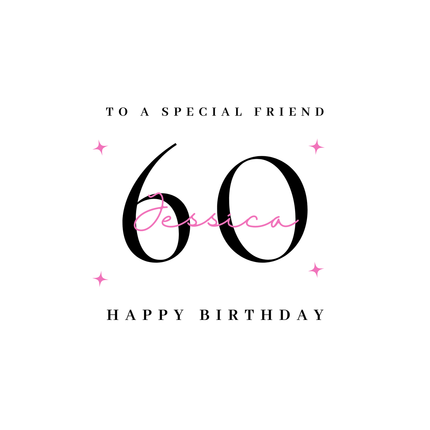 Friend 60th Birthday Candle Gift