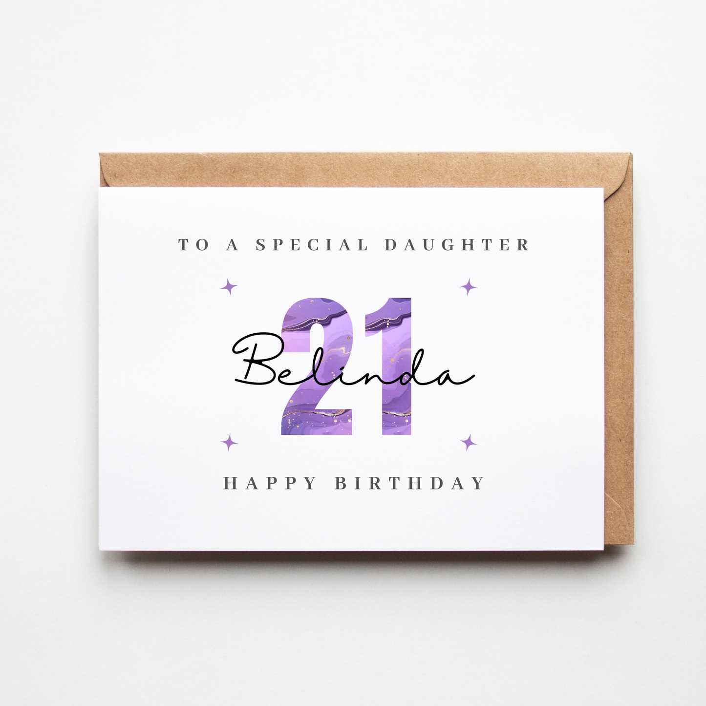 Daughter 21st Birthday Card