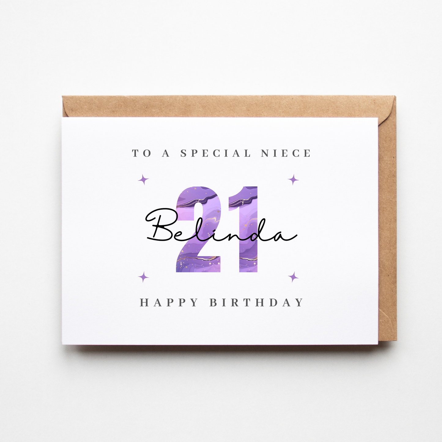 Niece 21st Birthday Card