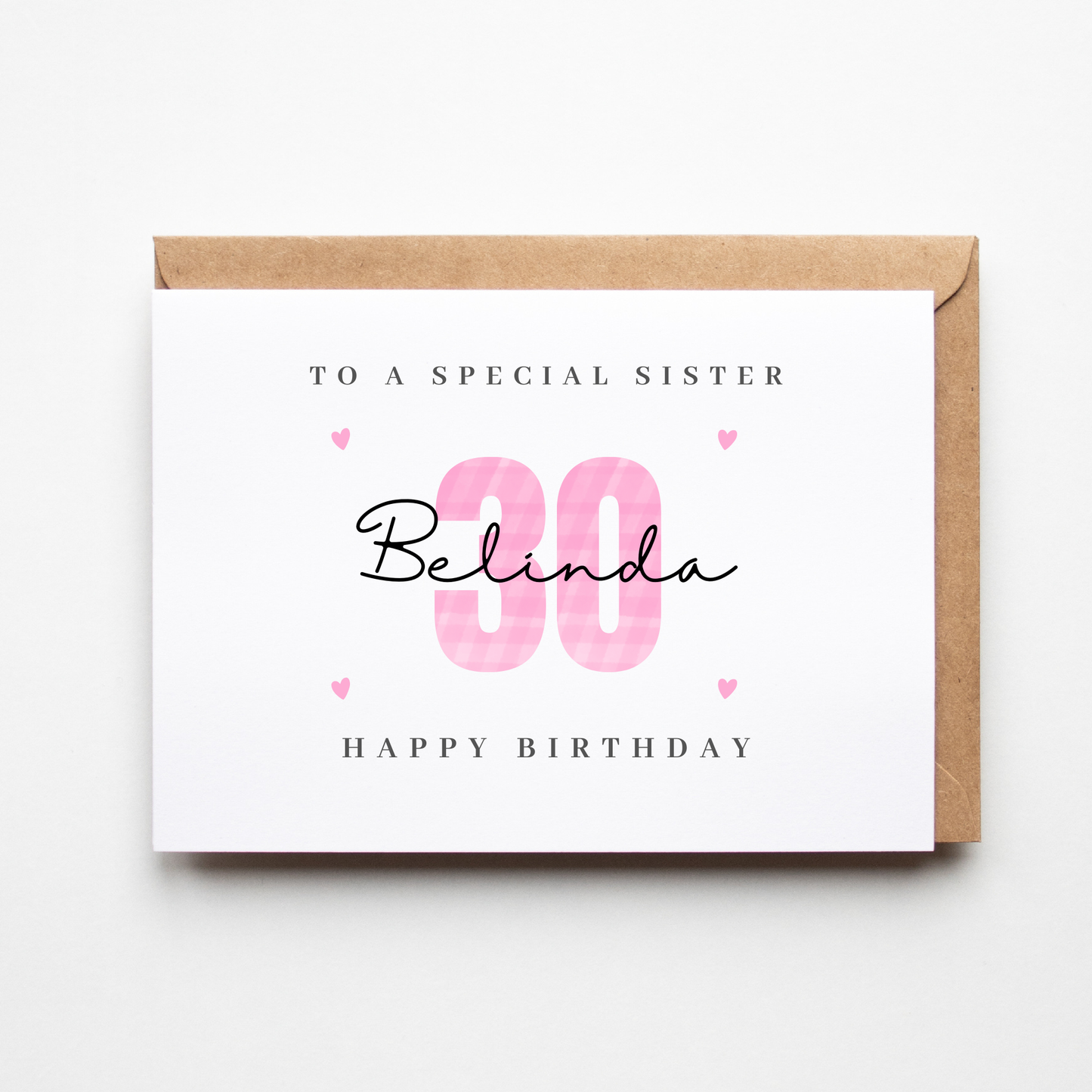 Sister 30th Birthday Card