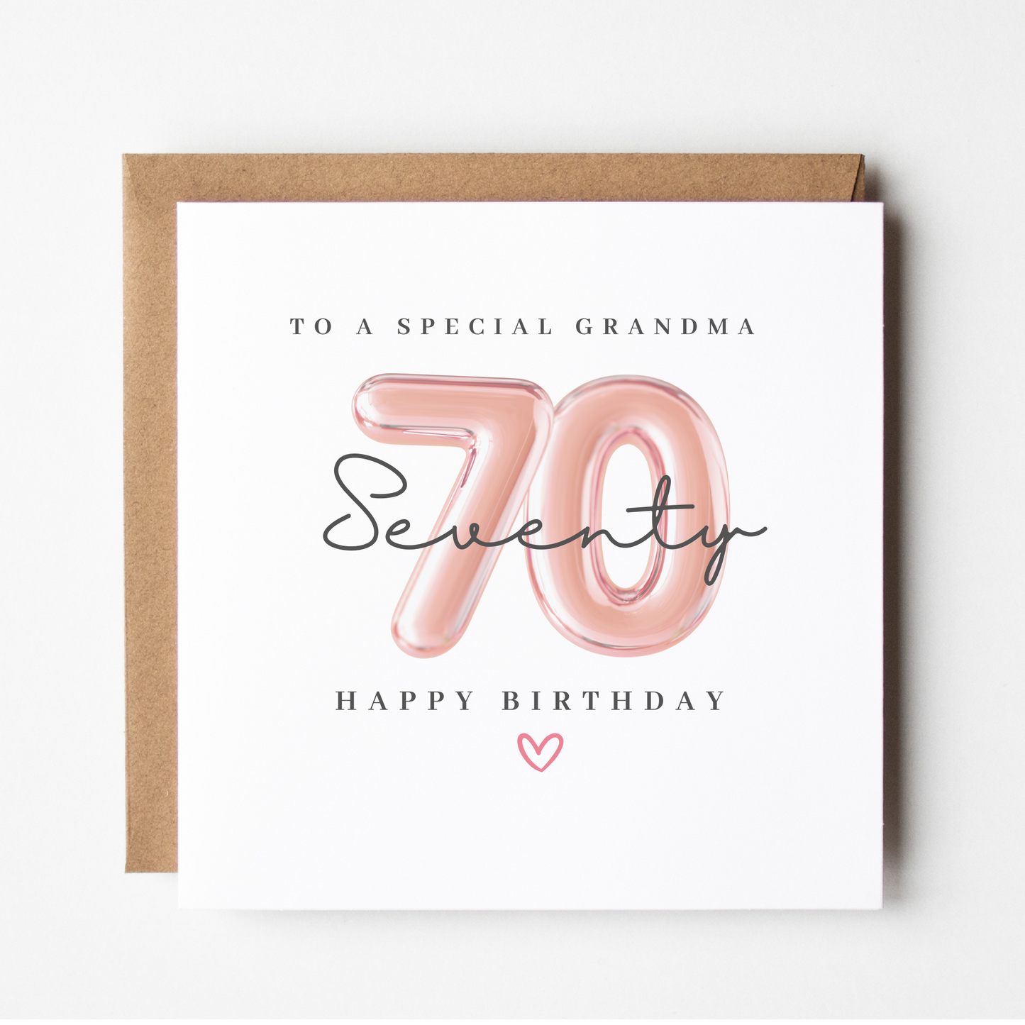 Grandma 70th Birthday Card