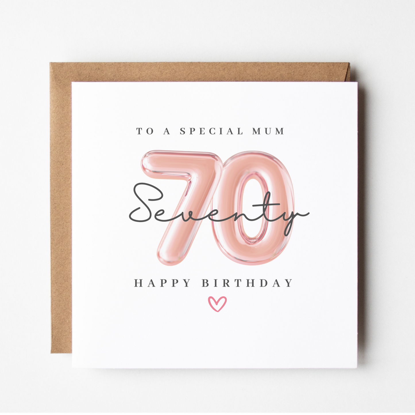 Mum 70th Birthday Card