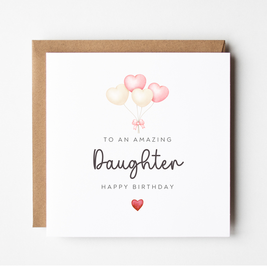 Daughter Birthday Card