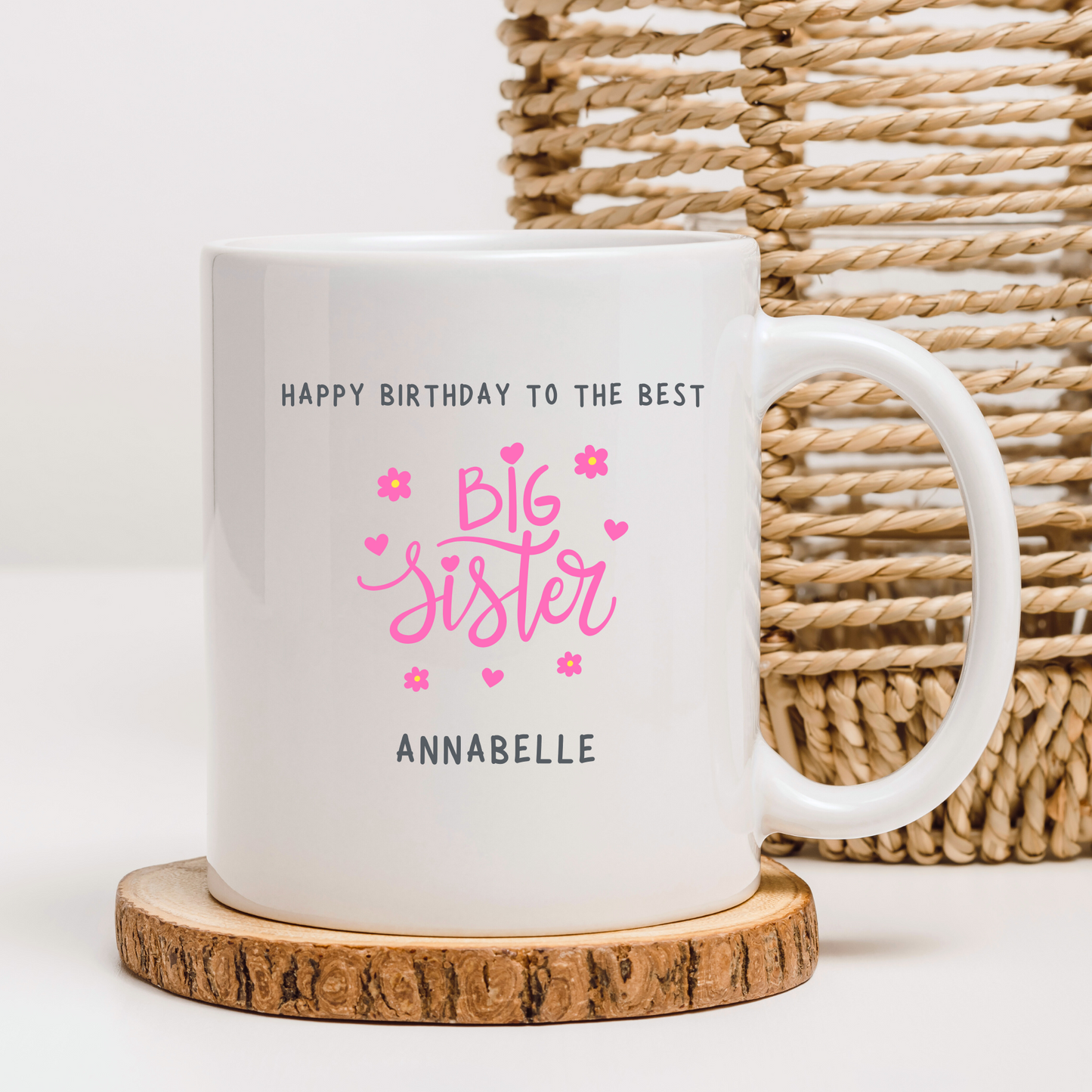 Big Sister Birthday Mug