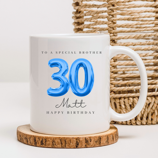 Brother 30th Birthday Mug