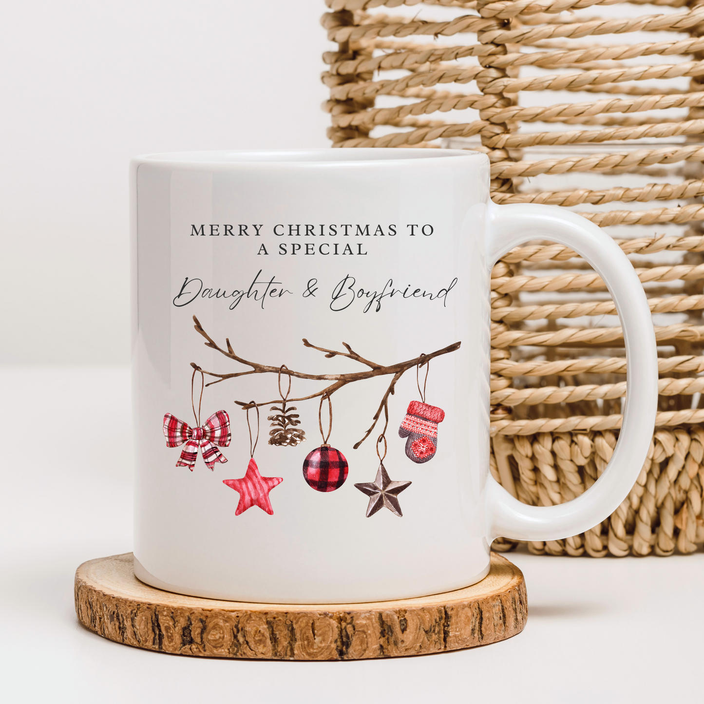 Daughter & Boyfriend Christmas Mug