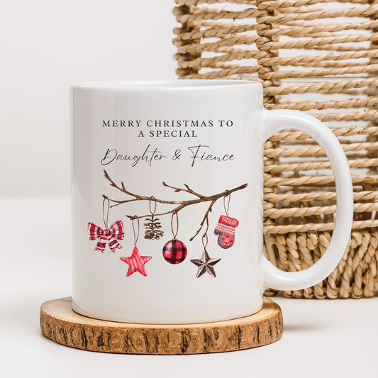 Daughter & Fiance Christmas Mug