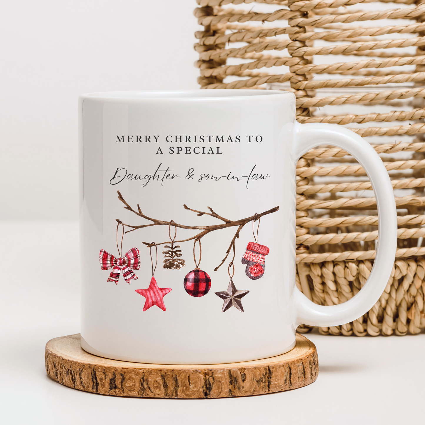 Daughter & Son In Law Christmas Mug