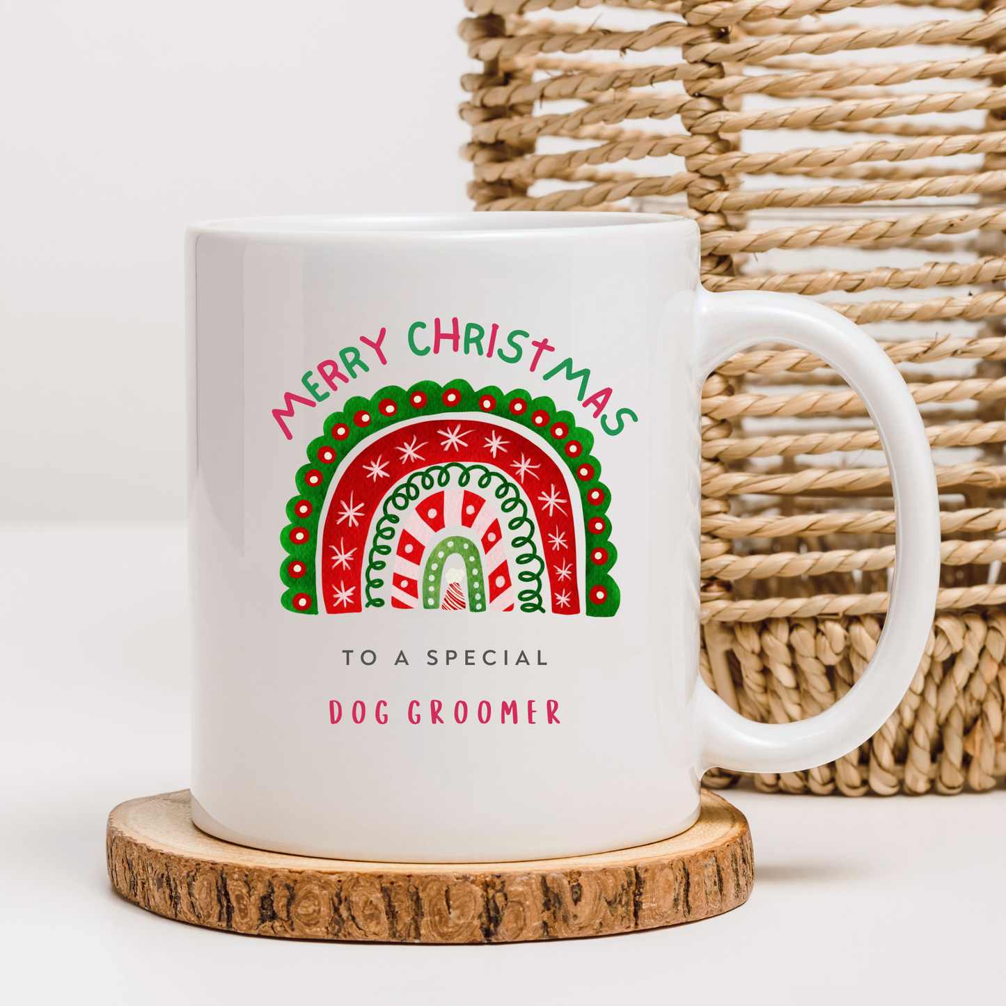 Dog Groomer Christmas Mug