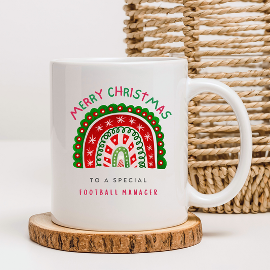 Football Manager Christmas Mug