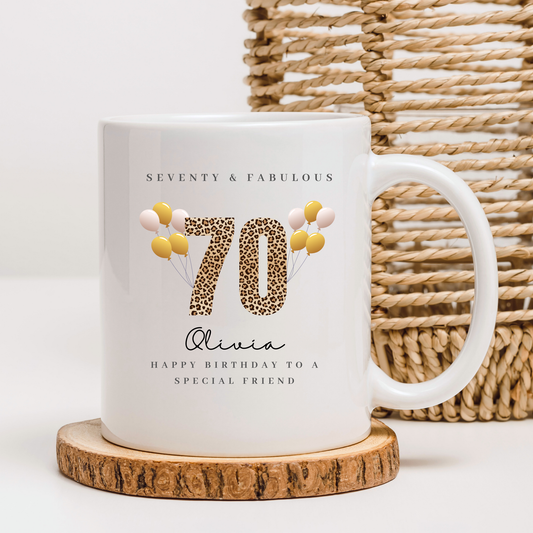 Friend 70th Birthday Mug