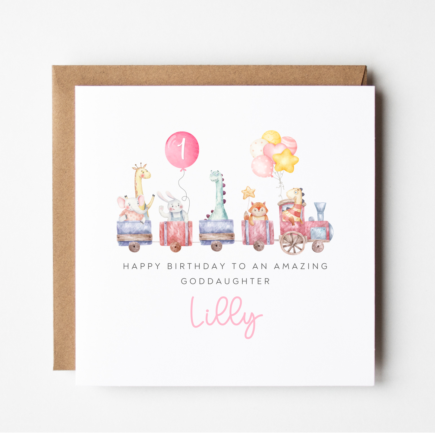 Goddaughter 1st Birthday Card