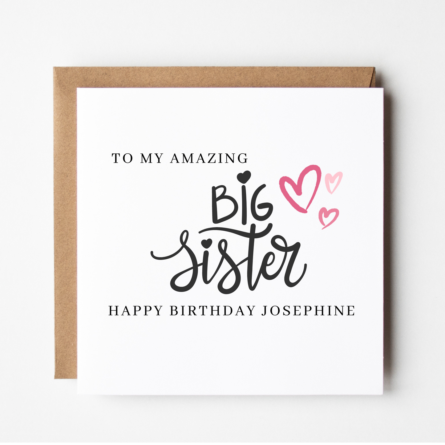 Big Sister Birthday Card